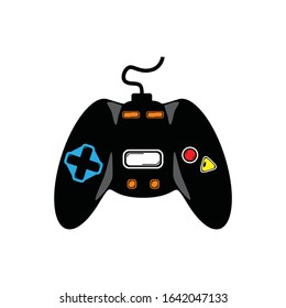 Joystick gamepad vector illustration. game symbol 