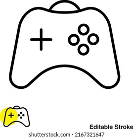 Joystick Gamepad  Vector Line Icon