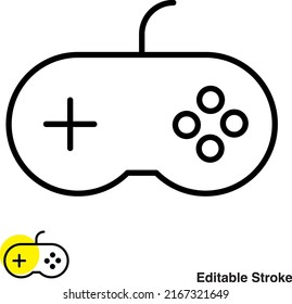 Joystick Gamepad  Vector Line Icon