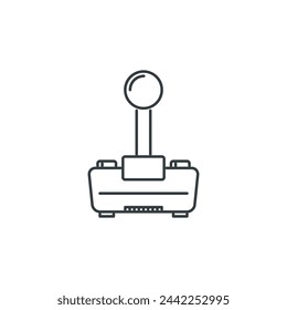 Joystick, gamepad, video, game, party, fun icon, vector illustration