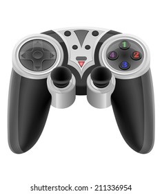 joystick for gaming console vector illustration EPS 10 isolated on white background