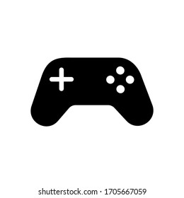 Joystick gaming vector icon.  Controller  console icon. The symbol for the computer and mobile phone numbers, web site, laptop. Game joystick Illustration EPS 10