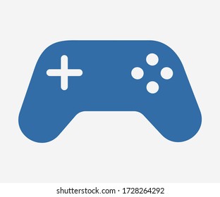 Joystick gaming vector icon. Controller console icon. The symbol for the computer and mobile phone numbers, web site, laptop. Game joystick Illustration EPS 10
