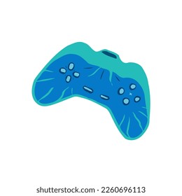 Joystick for gaming vector on the white background