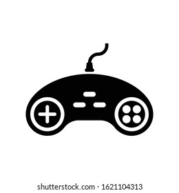 Joystick gear icon, vector graphics