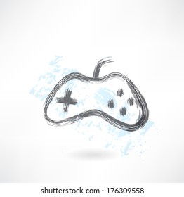 joystick grunge icon