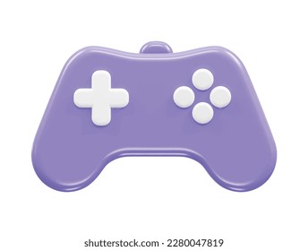 Joystick icon 3d rendering illustration