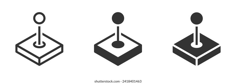 Icono de Joystick. Controlador de arcade. Ilustración vectorial.