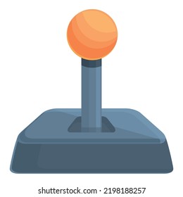 Vector de dibujos animados de icono de joystick. Juego deportivo. Pc de gamer