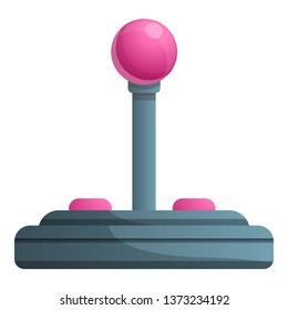 Joystick icon. Cartoon of joystick vector icon for web design isolated on white background
