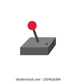 joystick icon design, Videogame play leisure gaming technology entertainment digital and joy theme Vector illustration