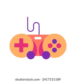 joystick icon element vector illustration in flat style