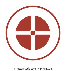 Joystick  icon. Flat design.