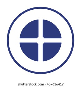 Joystick  icon. Flat design.
