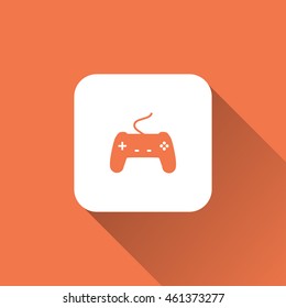 joystick icon. flat design