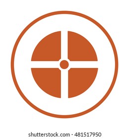 Joystick  icon. Flat design.
