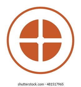 Joystick  icon. Flat design.