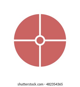  Joystick  icon. Flat design.