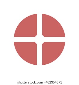 Joystick  icon. Flat design.