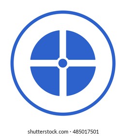 Joystick  icon. Flat design.