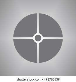  Joystick  icon. Flat design.