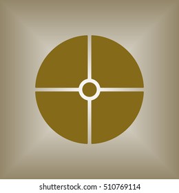  Joystick  icon. Flat design.
