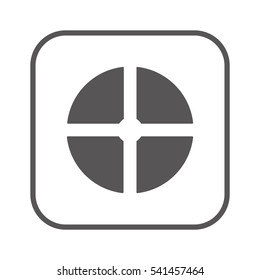 Joystick  icon. Flat design.
