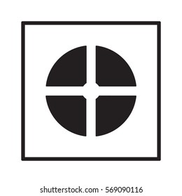 Joystick  icon. Flat design.