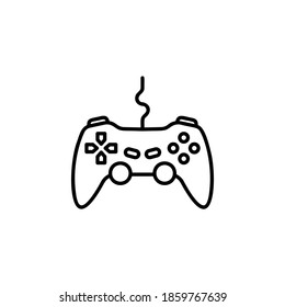 Joystick icon flat vector illustration