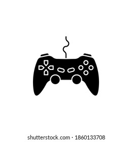 Joystick icon flat vector illustration