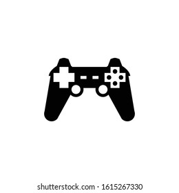 Joystick icon. Game console remote control symbol. Logo design element