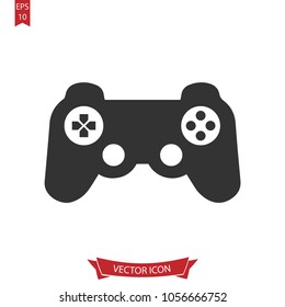 Joystick icon. Game controller line vector. Gamepad sign isolated on white background.Simple liner illustration for web and mobile platforms.