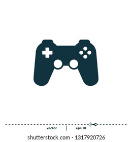joystick Icon Game controller symbol logo template
