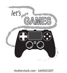 joystick icon. game controller vector isolated on white. it used for logo design, web design, and t-shirt.
