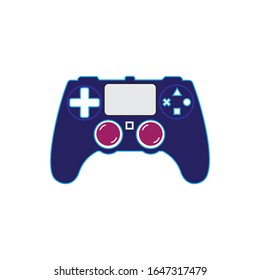 joystick icon. game controller vector isolated on white