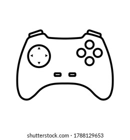 joystick icon. game controller vector icon. technology and entertainment, vector graphics, on white background