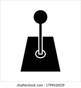 joystick icon. game controller vector icon on white background