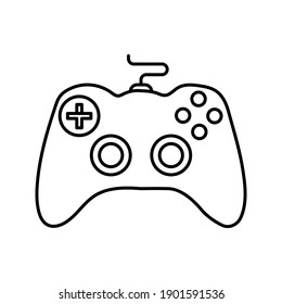 joystick icon. game controller vector icon. technology and entertainment, vector graphics color editable