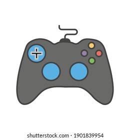 joystick icon. game controller vector icon. technology and entertainment, vector graphics color editable