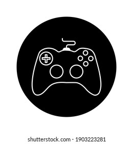 joystick icon. game controller vector icon. technology and entertainment, vector graphics color editable