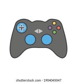 joystick icon. game controller vector icon. technology and entertainment, vector graphics color editable