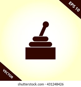 joystick icon. game controller vector illustration
