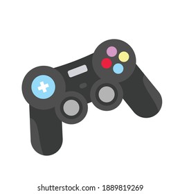 Joystick icon for gamepad illustration, design element, Console for video game. Vector game illustration