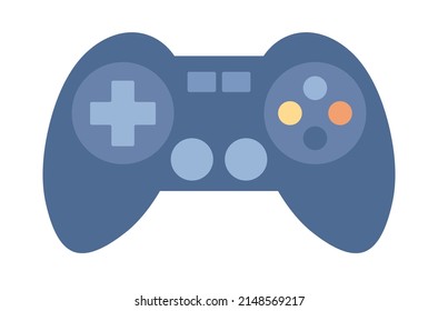 Joystick icon. Gamepad sign. Video game console. Vector flat illustration
