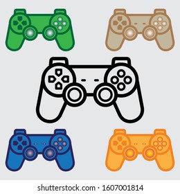 Joystick icon for games in eps10 format