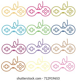 joystick icon illustration isolated vector sign symbol