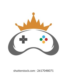 Joystick icon logo design template