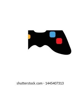 joystick icon. Logo element illustration. joystick sign symbol design. colored collection. joystick concept. Can be used in web and mobile