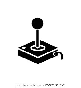 Joystick-Symbol Logo-Zeichensatz, Vektorkontur