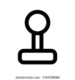 Joystick Icon Logo Template Illustration Design